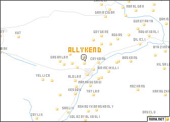 map of Allykend