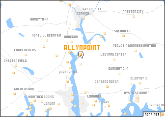 map of Allyn Point