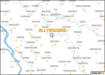 map of Allyŏng-dong