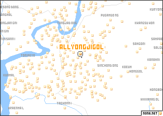 map of Allyongji-gol