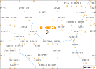 map of Al Ma‘bad