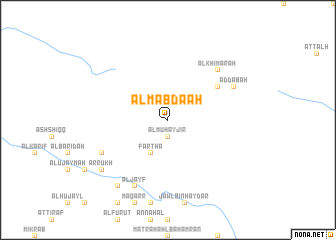 map of Al Mabda‘ah