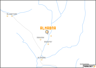 map of Al Mabná