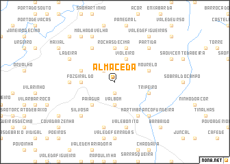 map of Almaceda