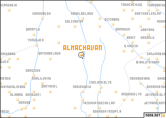 map of Ālmāchavān