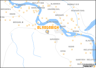 map of Al Madābigh