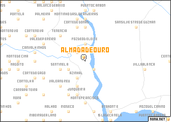 map of Almada de Ouro