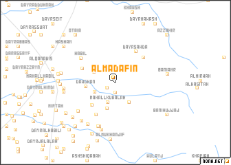 map of Al Madāfin