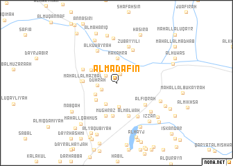 map of Al Madāfin