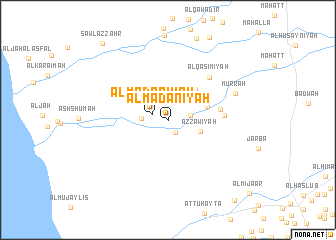 map of Al Madanīyah