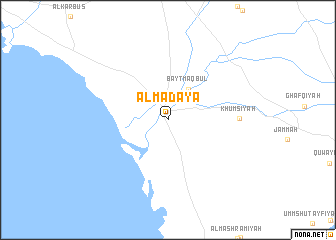 map of Al Maḑāyā