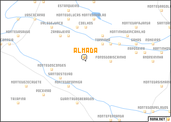 map of Almada