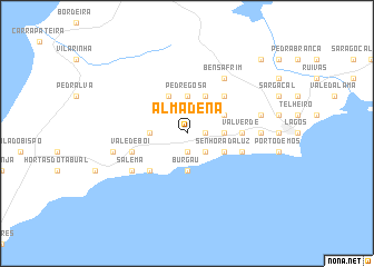 map of Almádena