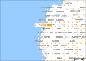 map of Al Madfūn