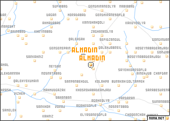 map of Ālmādīn