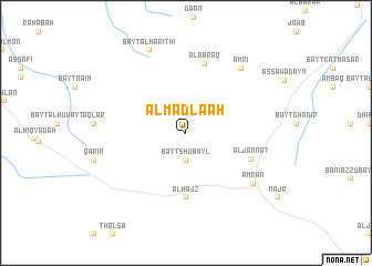 map of Al Maḑla‘ah