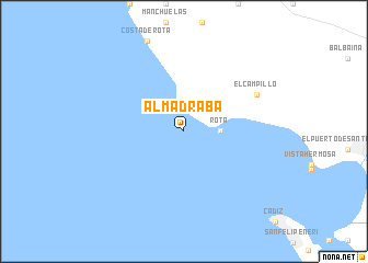 map of Almadraba