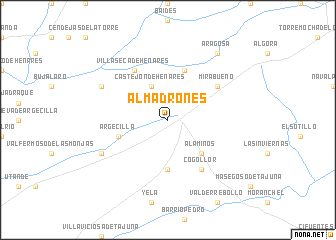 map of Almadrones