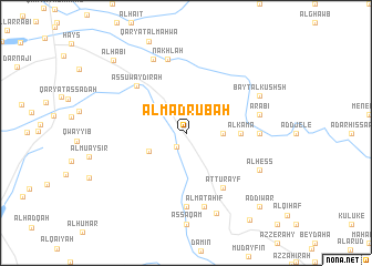 map of Al Maḑrūbah