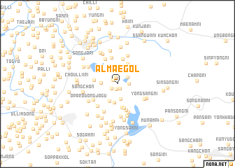 map of Almae-gol