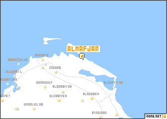 map of Al Mafjar