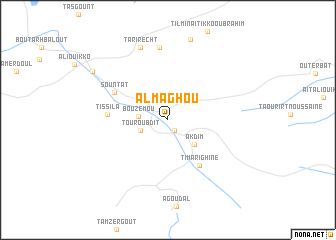 map of Almaghou