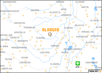 map of Almagra