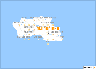 map of Almagrinha