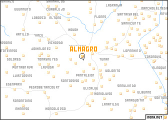 map of Almagro