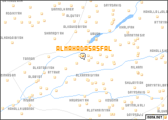 map of Al Mahad as Asfal
