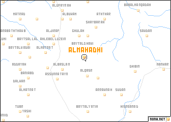 map of Al Maḩādhī