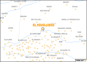 map of Al Maḩājibah