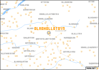 map of Al Maḩallatayn