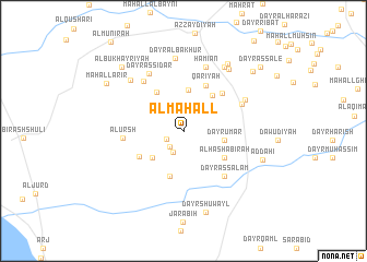 map of Al Maḩall