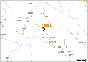 map of Al Maḩall