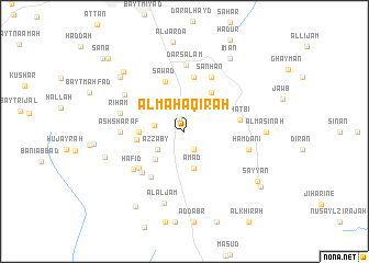 map of Al Maḩāqirah