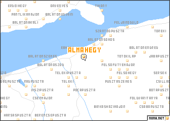 map of Almahegy