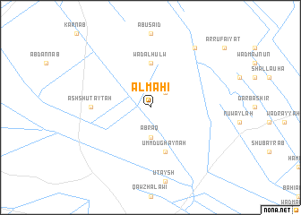 map of Al Māhī