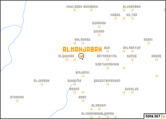 map of Al Maḩjabah