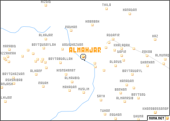 map of Al Maḩjar