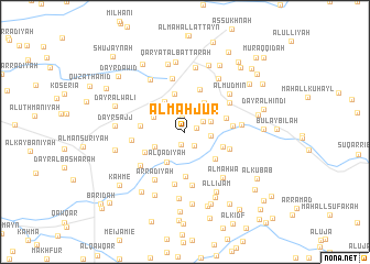 map of Al Maḩjūr