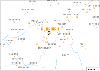 map of Al Ma‘īnah