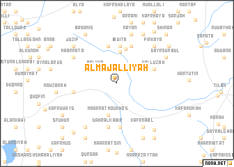 map of Al Majallīyah