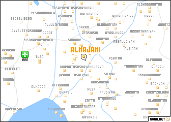 map of Al Majāmi‘