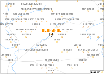 map of Almajano