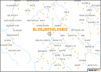 map of Al Majarr al Kabīr