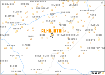 map of Al Majātah