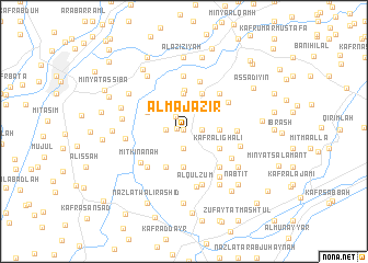 map of Al Majāzir