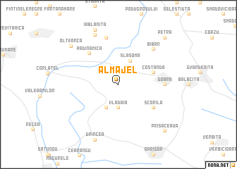 map of Almăjel