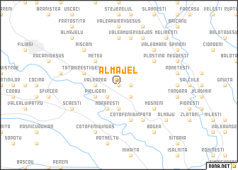 map of Almăjel